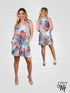 Cutout Shoulder Strap V Neck Midi Dress for Women - D2026